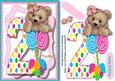 Fuzzy Bears 2nd Birthday Wish Girl