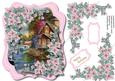 Lovely Topper , Pink Flowers at the Waters Edge