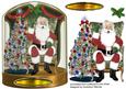Lovely Snow Globe , Santa's Rest Time