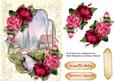 Lovely Vibrat Roses and Water Scene