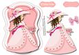 Beautiful Princess in Pink Easel or Topper