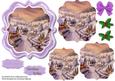Lovely Lilac Topper with Scene in Pyramid , 1