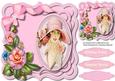 Beautiful Bracket with a Pink Hat Lady, 2