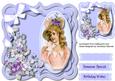 Beautiful Bracket Witha Vintage Hat Lady ,4