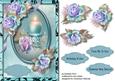 Beautiful Aqua Candle 1