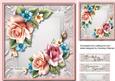 Beautiful Roses in a Swirl Frame