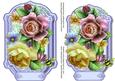 Lovely Lilac Ornat Plaque and Roses 