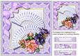 Beautiful Lilac Fans and Summer Roses