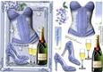 Lovely Blue Basque and Bbubbly