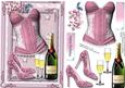 Lovely Cerise Basque and Bubbly