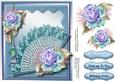 Beautiful Blue Rosesand Frosted Roses