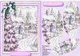 Beautiful Church Scene in Lilac 