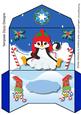 Lovely Money Wallet , with Snow Penguin