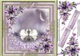 Beautidyl Swans in Grenn and Lilac Faame