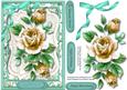 Beautiful Cream Roses on a Bracket Frame