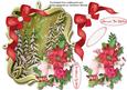 Lovely Gold Bracket with Festive Flowers 