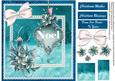 Lovely Aqua Christmas Noel