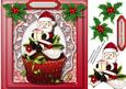 Lovely Santa on a Cupcake