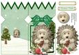 Lovely D.l Christmas Thicket Hedgehog