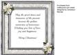 Lovely Silver Incert , with Verse 