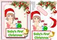 Lovely Baby Girls First Christmas 