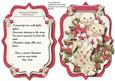 Tent Card with Verse, Kittys Christmas Stocking