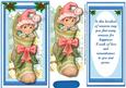 D.l. Lovely Gnome in a Stocking .with Verse