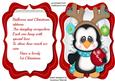 Tent Card with Verse, Penguins 1st Christmas