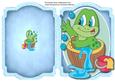 Print, Cut,and Fold Froggys Bath Time
