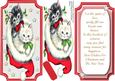 D.l with Verse , Kittys in Santa's Hat