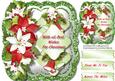 Lovely Glitter Frame and Christmas Greetings