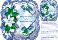 Lovely Glitter Frame with Christmas Greetings