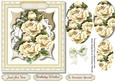 Beautiful Cream Roses in a Kadaire Frame , Pyramid 