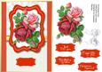 Beautiful Roses on a Bracket Mat