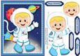 Lovely Blond Space Cadet Birthday Boy