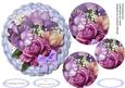 Lovely Lilac Roses and Lace , Pyramid