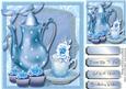 Teatime and Roses , Blue