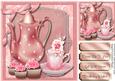 Teatime and Roses , Pink