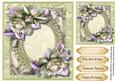 Cream Roses on a Pearl Frame 