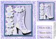 Lovely Boots and Lilac Flowers
