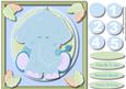 Lovely Blue Ellie Birthday Card