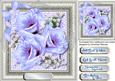 Stunning Lilac Blossom in a Silver Frame