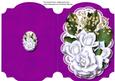 Print, Cut, and Fold, Beautiful White Roses