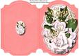 Print, Cut, and Fold, Beautiful Soft Pink Roses