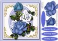 Lovely Blue and White Roses , 2