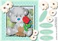 Eljie Bear with a Rose for Someone Special