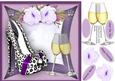 Lovely Leopard Skin Shoes and Glass Flute's