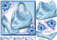 Lovely Blue Summer Shoes and Bag , 4