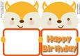 Ptint, Cut, and Fold, Foxy - Fox's Birthday
