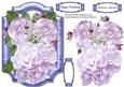 Beautiful Soft Lilac Roses in a Bracket